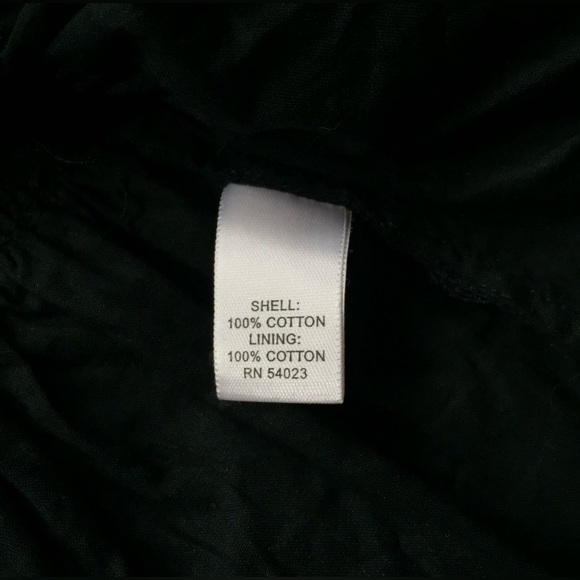 ISO (size 10 or 12) Banana Republic flowy cotton black tie v-neck dress - Picture 4 of 4